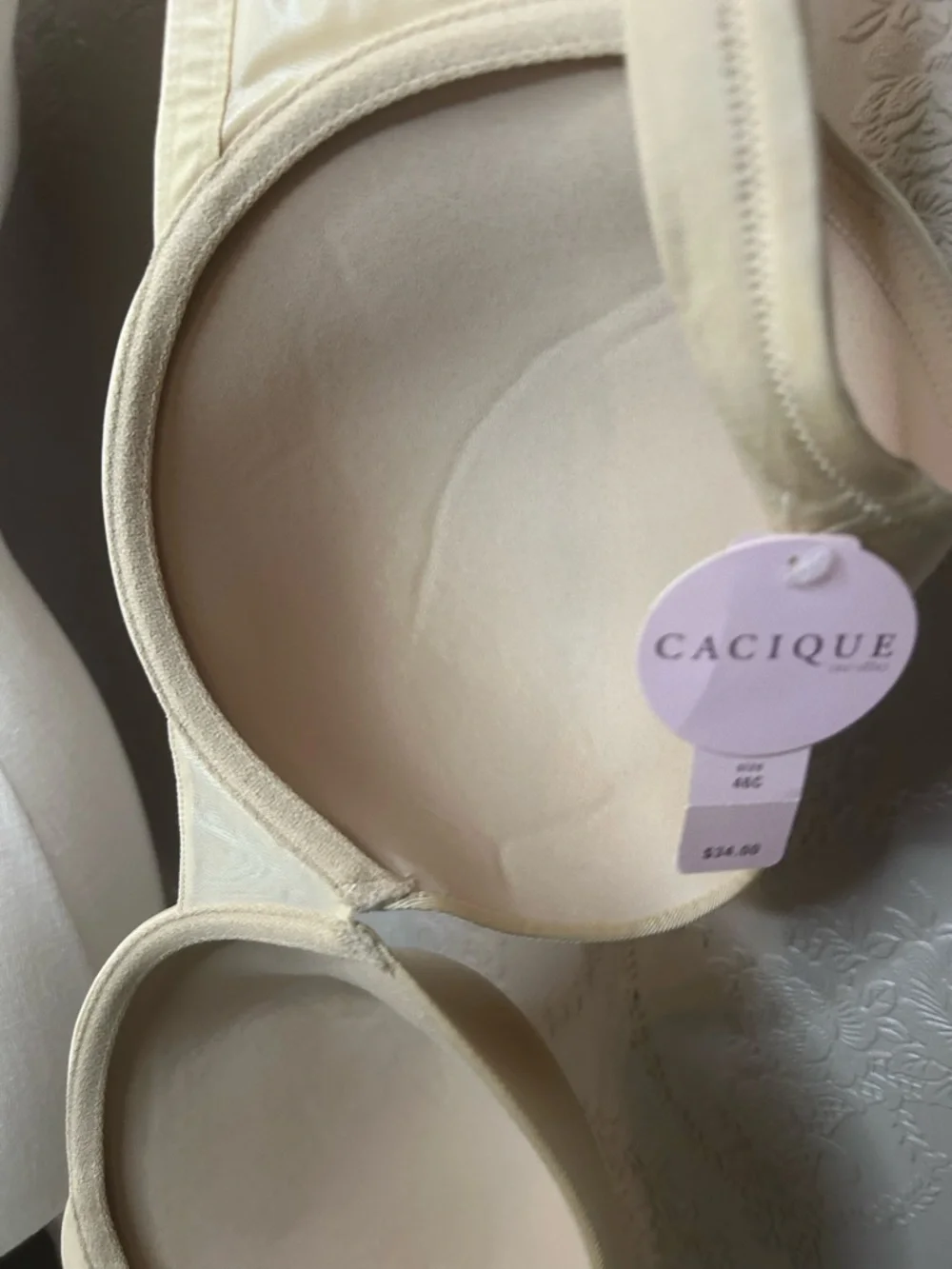 Cacique Nude Full Coverage T-Shirt Bra